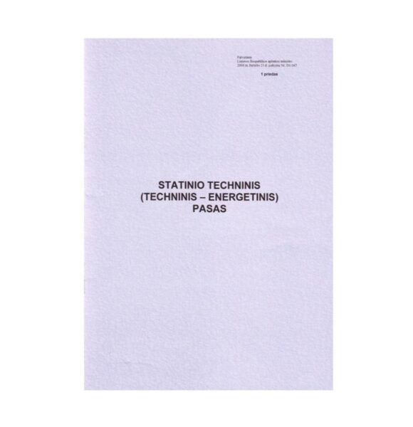 Statinio techninis (techninis energetinis) pasas