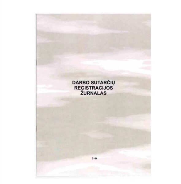 Darbo sutarčių registracijos žurnalas 36l
