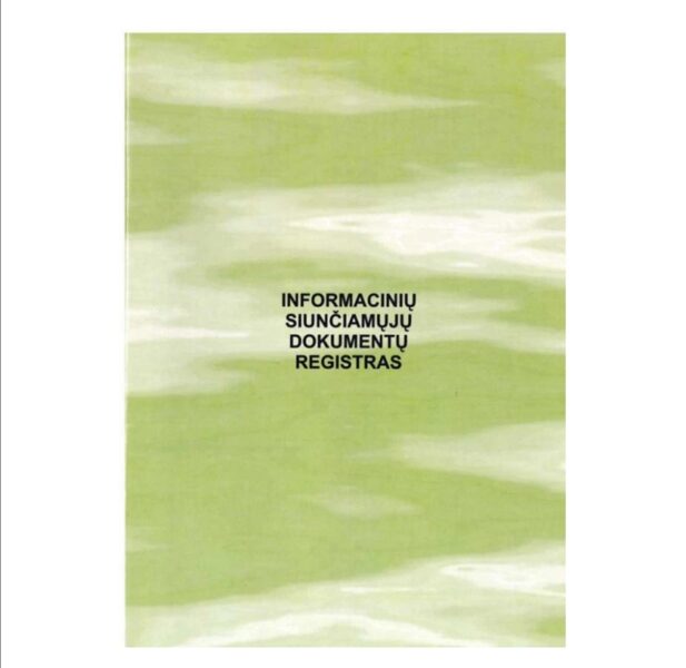 Informacinių siunčiamųjų dokumentų registras A4