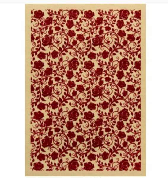 Kartonas veliūrinis ROŽĖ 250g