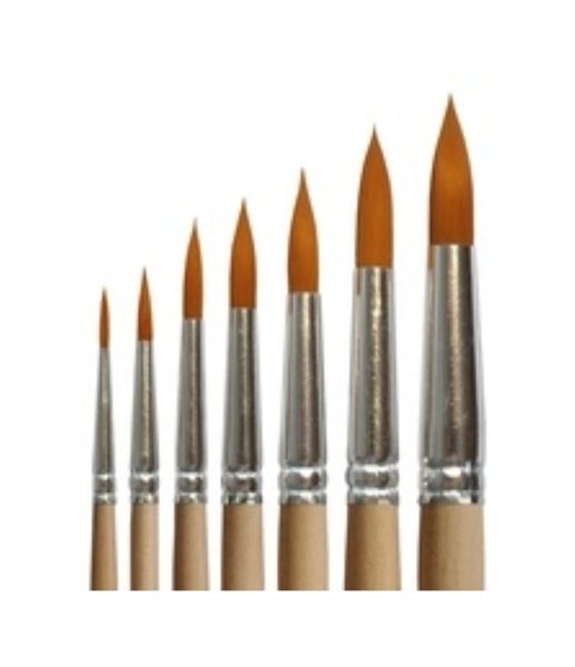 Teptukas apvalus Nr.7 sintetika