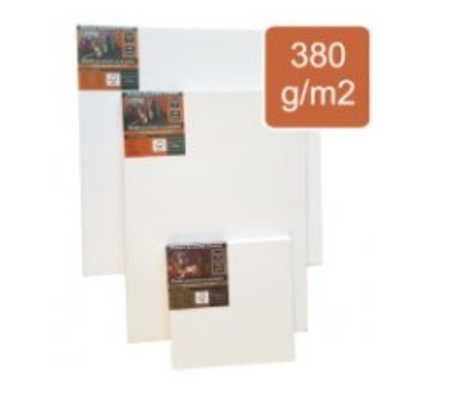 Drobė gruntuota ant porėmio, 380 gr. medvilnė, 60x80 cm