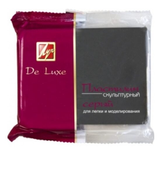 Skulptūrinis plastilinas 300 gr LUČ, pilkos spalvos