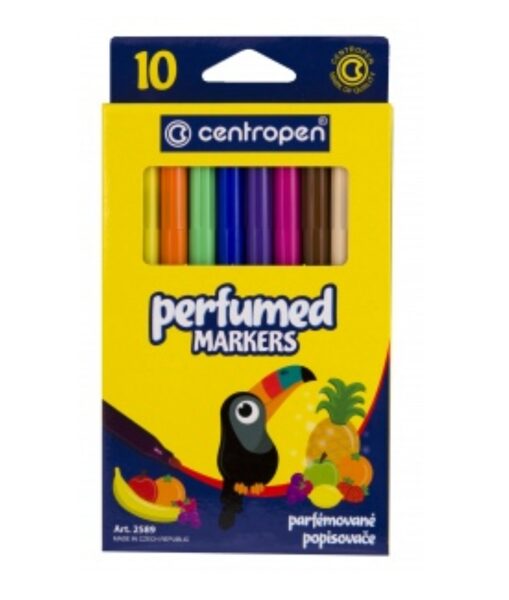 Flomasteriai kvepiantys PERFUMED Centropen, 10 spalvų