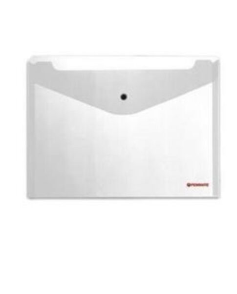 Aplankas-vokas su sagute A4 PENMATE skaidrus