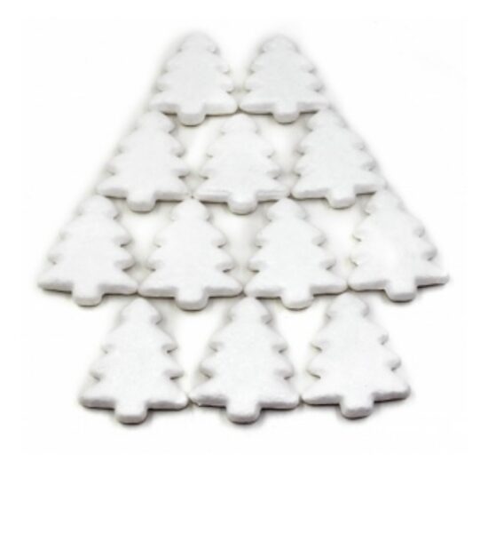 Kalėdinės dekoracijos iš putų polistirolio "Eglutė", 75 mm, 1 vnt. CRAFT-FUN