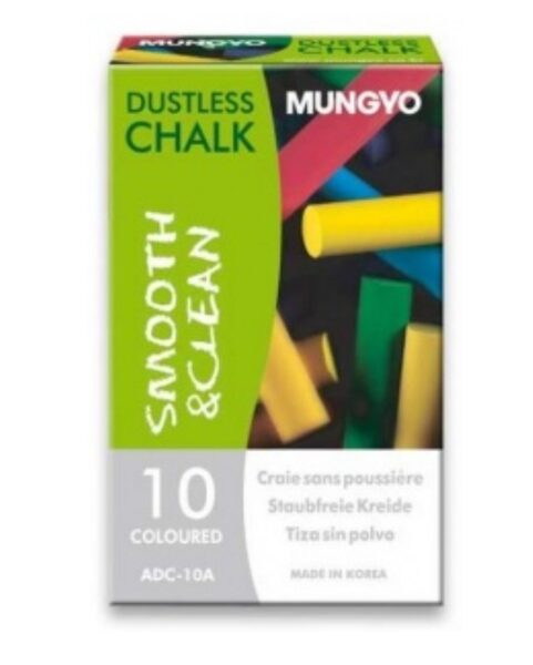 Kreida spalvota, apvali, 10 vnt.