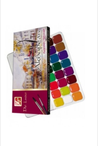 Akvarelė "De Luxe" LUČ 24 spalvų