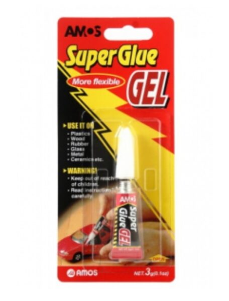 Universalūs momentiniai klijai AMOS Super Glue 3gr.