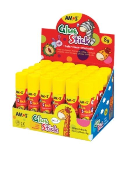 Pieštukiniai klijai"Glue stick Kids" AMOS, 8gr