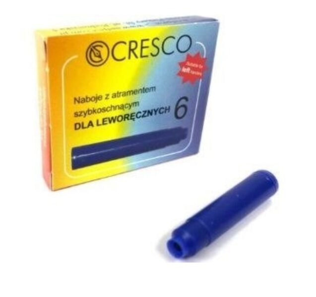 Rašalo kapsulės kairiarankiams 6 vnt, mėlynos
