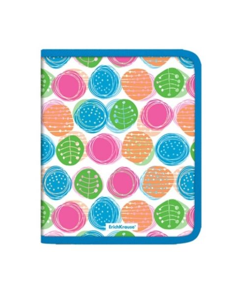 Aplankas su užtrauktuku A5+ "BUTTONS " Erich Krause