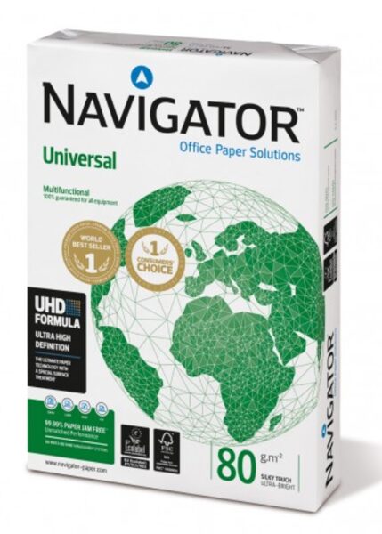 Biuro popierius Navigator(A kategorija), A3, 80g, 500 lapų