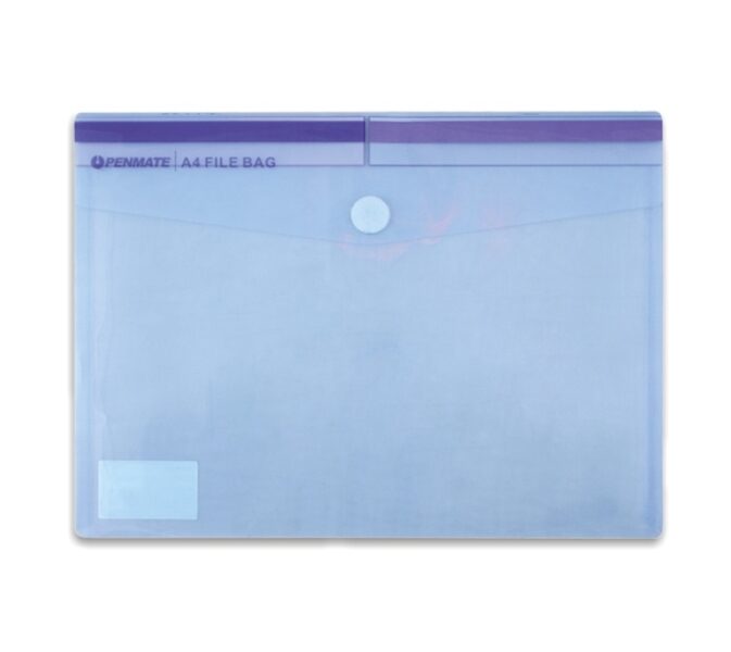 Aplankas-vokas su lipniu spaustuku A4 Penmate raudonos spalvos