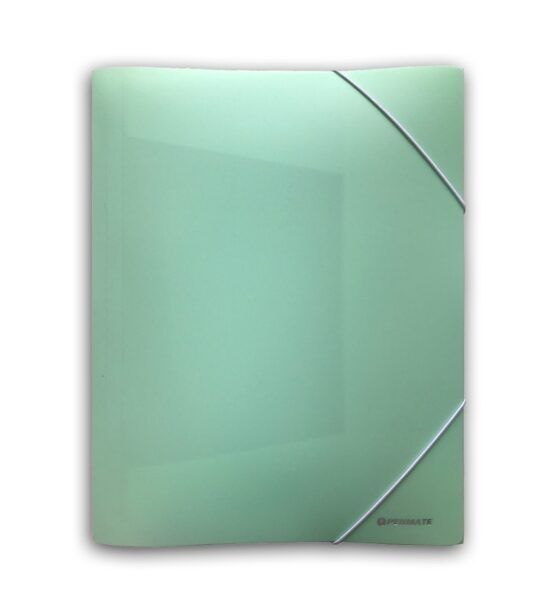 Aplankas su gumele Penmate A4 pastelinių spalvų 