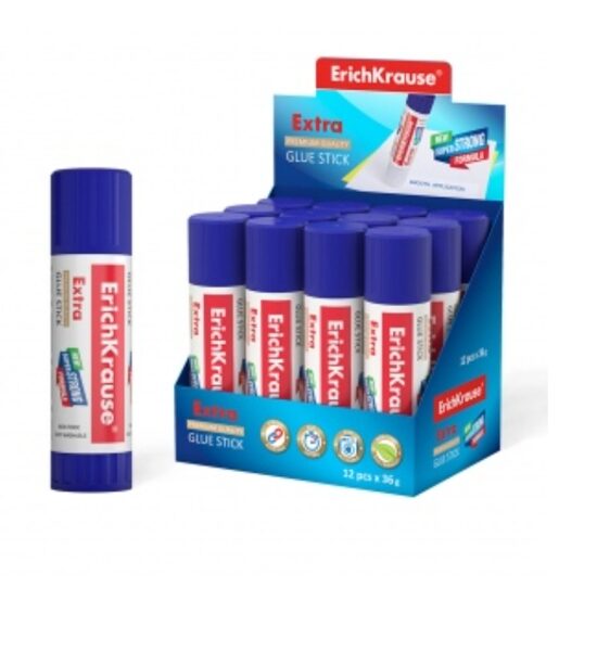 Pieštukiniai klijai ErichKrause® Extra 36 g 1 vnt