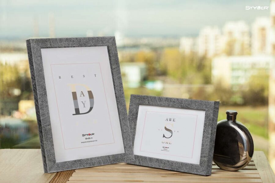 	Rėmelis STYLER 21x30 OSLO pilkas BO  15mm