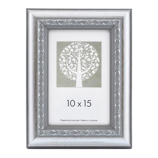 	Rėmelis 21x30 plast 1303331 SEUL sidabrinis 32mm