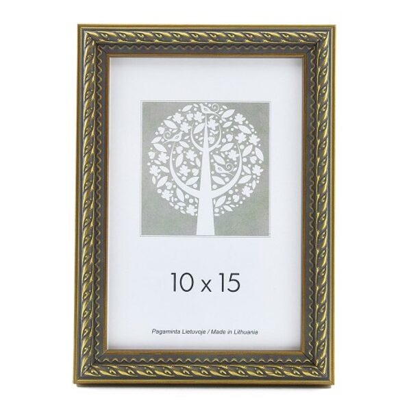 	Rėmelis 21x30 plast 1305024 CHARLOTTA auksinis 16mm