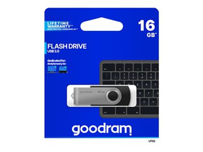 Atmintinė GOODRAM, 16 GB, USB 2., UTS2