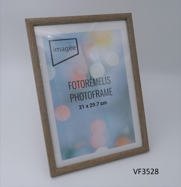 Rėmelis 15x21 plast VF3528 Notte rudas su ruoželiais  14mm