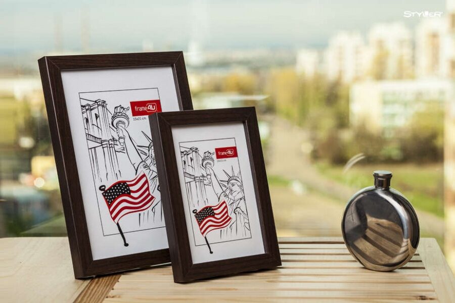 Rėmelis STYLER 21x30 JAPAN rudas AE  15mm