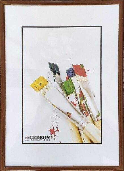 Rėmelis GED 21x30 plast EASY rudas  8mm