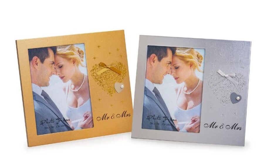   Rėmelis KPH 20051 MR&MRS 13x18  sidabrinis