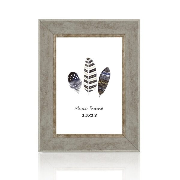 Rėmelis 13x18 med 1202302 SICILIA pilkas  27 mm