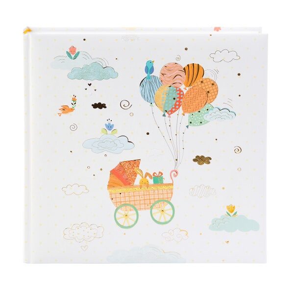 	Albumas GOLDBUCH 24463 Heavenly 25x25/60psl  kampučiai/lipdukai  knyginio rišimo  balti lapai