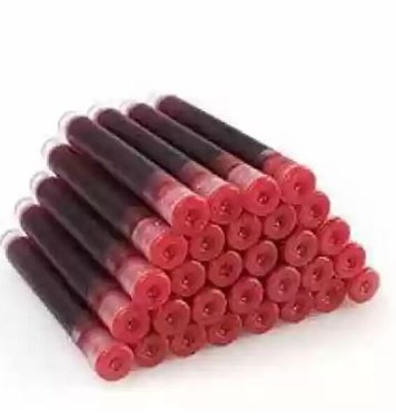 Rašalo kapsulės 20 vnt, raudonos