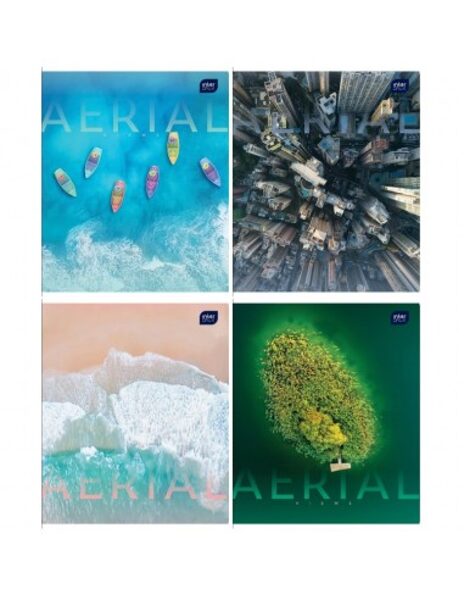 Sąsiuvinis INTERDRUK Aerial View A5 linija 60 lapų