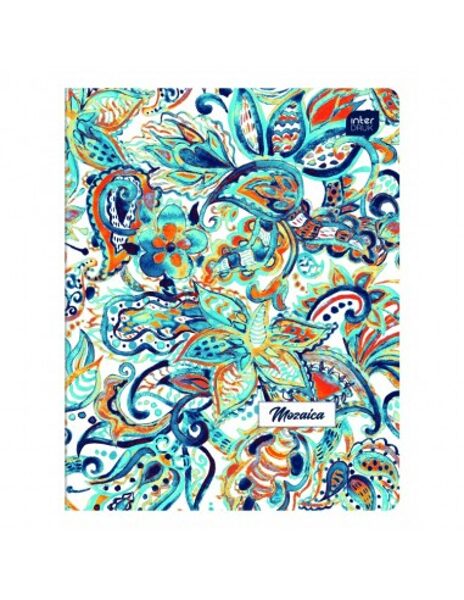 Sąsiuvinis INTERDRUK Mozaika A5 langeliai 96 lapų