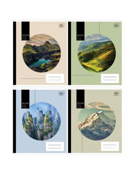 Sąsiuvinis INTERDRUK Nature A5 linija 48 lapų